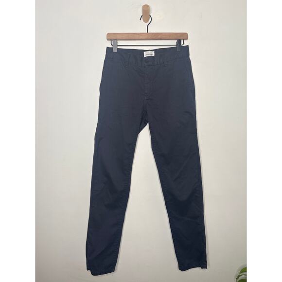 Norse Projects Arnkell Light Chino Pants Mens Size 28 Navy Blue Preppy Casual - Picture 3 of 10